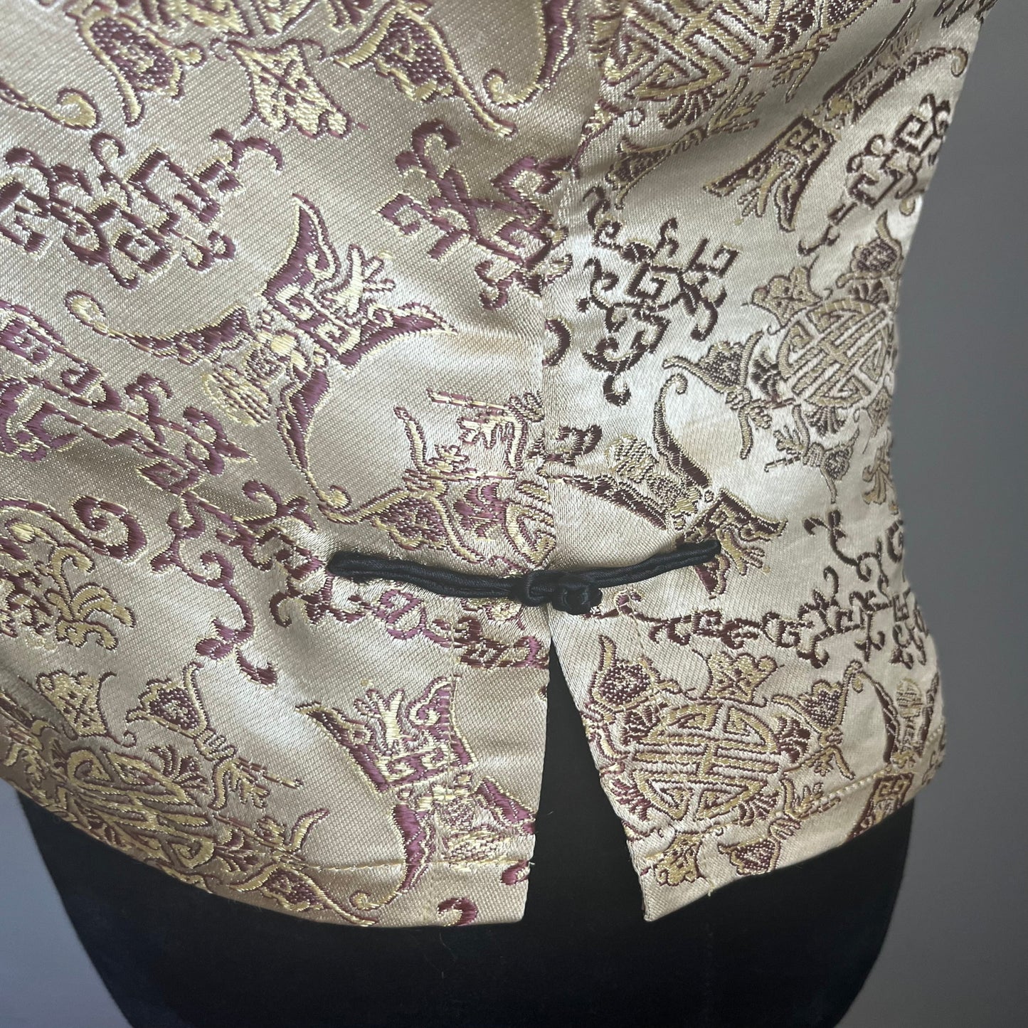 100% Silk Oriental Print Top