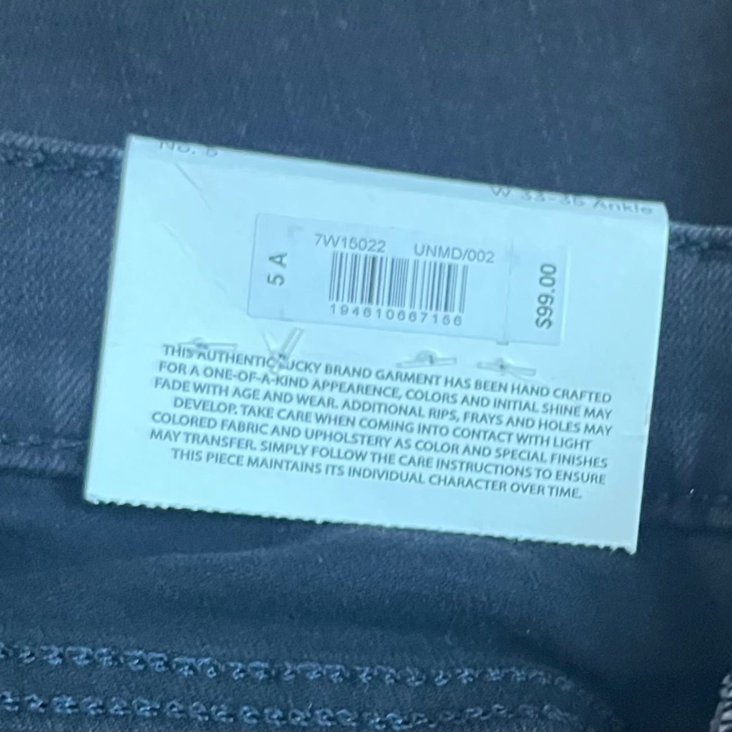Lucky Brand UniFit Black Jeans
