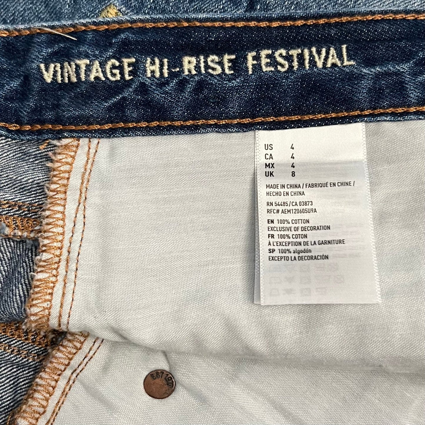 American Eagle Outfitters Vintage Hi-Rise Festival Shorts