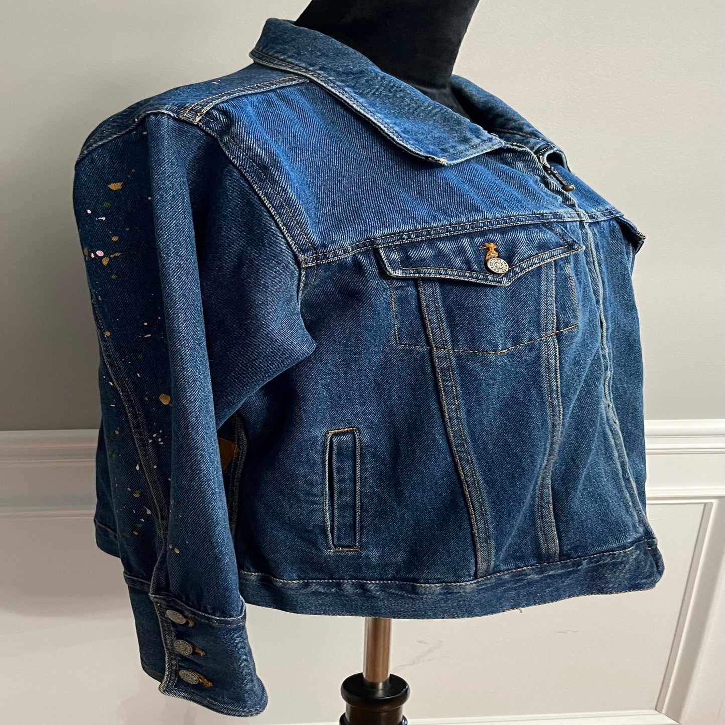 Don’t Be Afraid To Do Something Big Painted Jacket