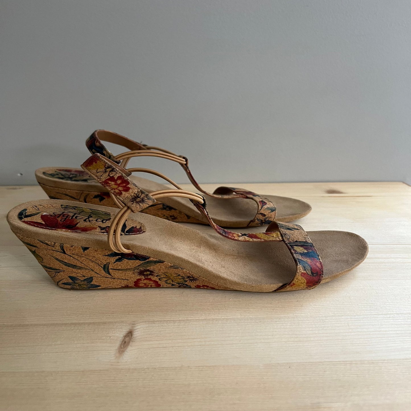 Style&Co Floral Sandals