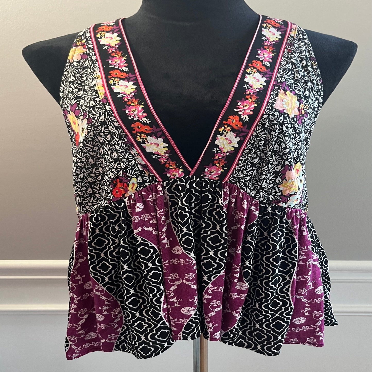Free People Floral Top