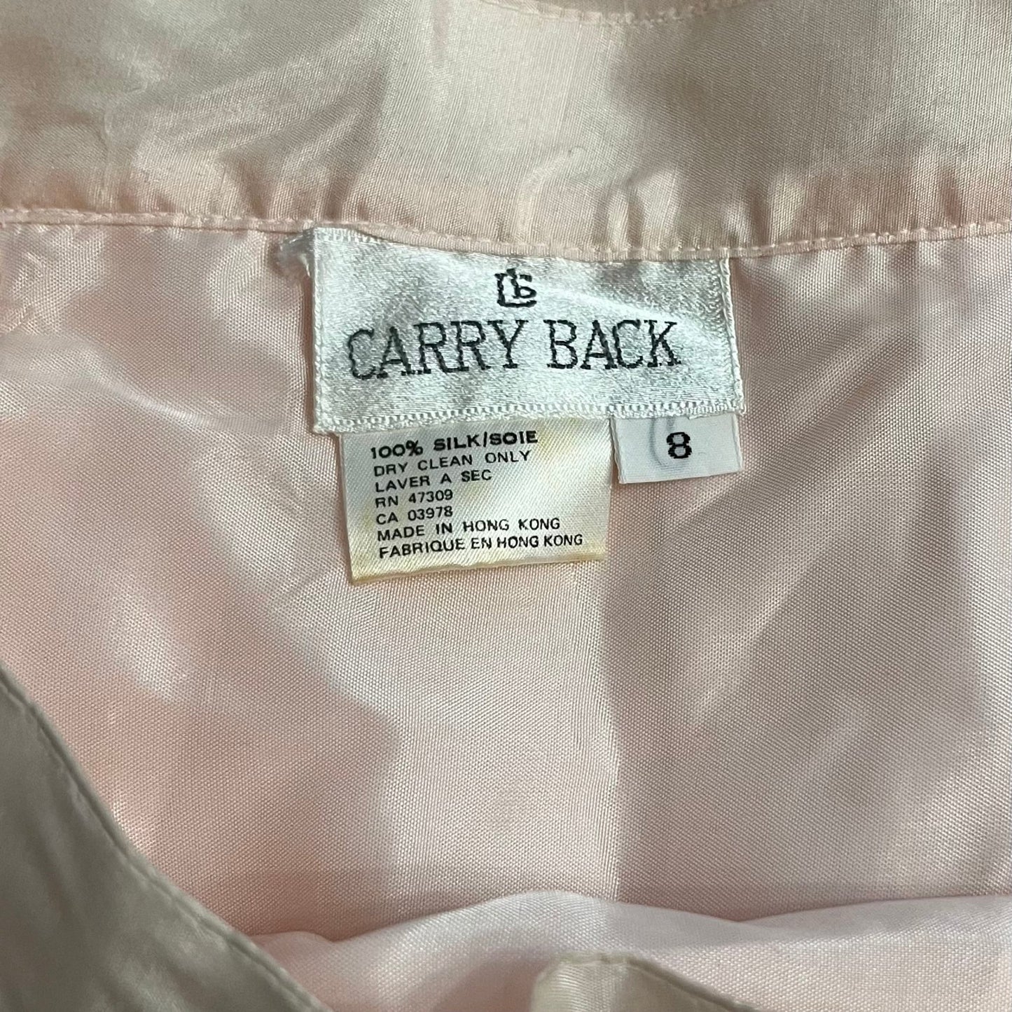 Carry Back 100% Silk Skirt