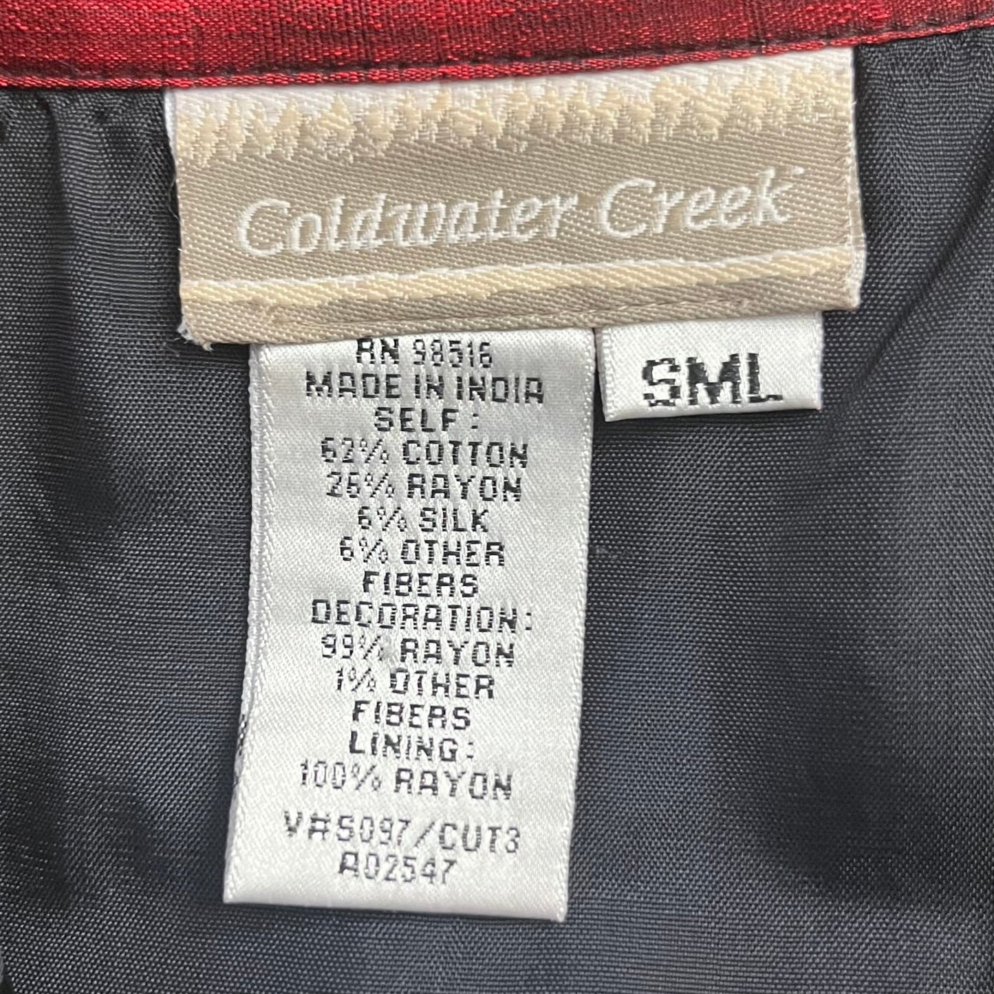 Coldwater Creek Patchwork Outerwear