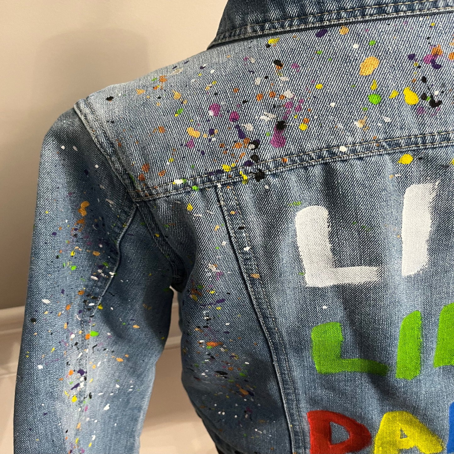 Live Life Daily Painted Jacket