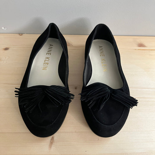 Anne Klein Leather Tassel Loafers