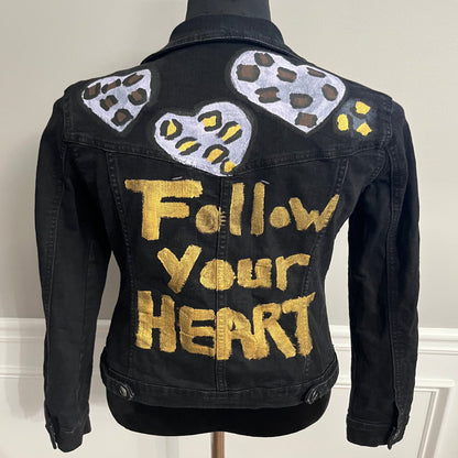 Follow Your Heart Painted Jacket