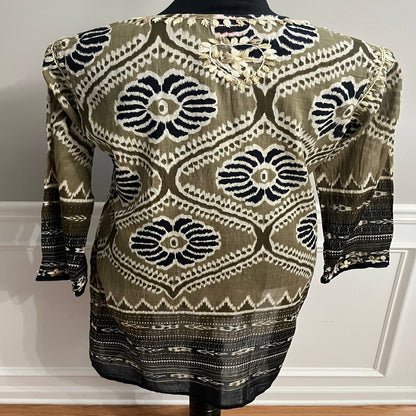 Raj Embroidered Tunic Top