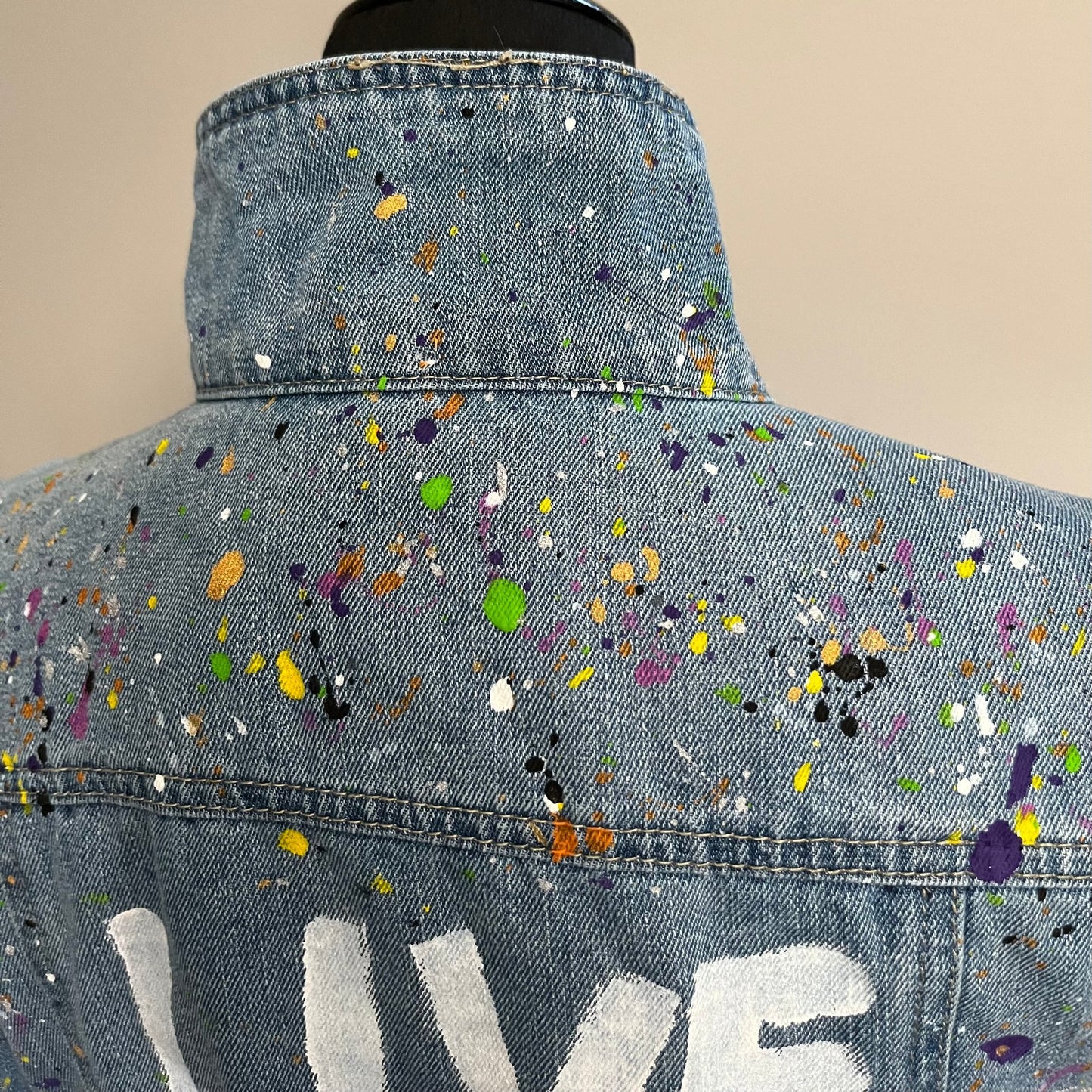 Live Life Daily Painted Jacket