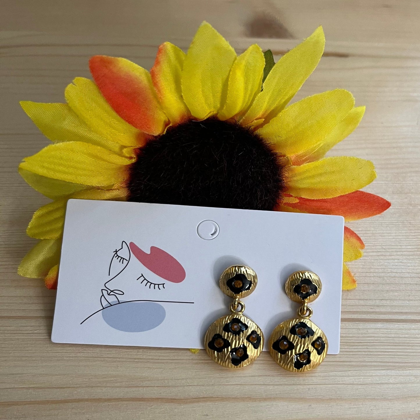 Vintage Cheetah Earrings